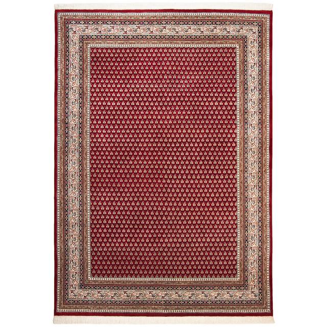 Haque Oriental Hand Woven Red Area Rug Rosalind Wheeler Rug Size: Rectangular 90 x 160 cm on Productcaster.