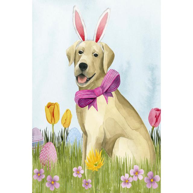 Puppy Easter I by Grace Popp - Wrapped Canvas Art Prints Rosalind Wheeler Size: 91cm H x 61cm W x 3.8cm D on Productcaster.