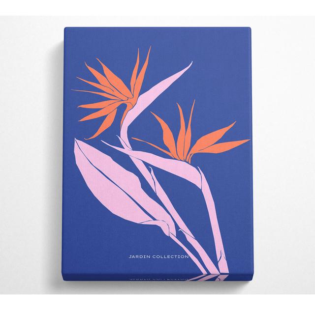 Bird of Paradise Flower - Wrapped Canvas Graphic Art Pergo Classics Size: 102cm H x 66cm W x 10cm D on Productcaster.