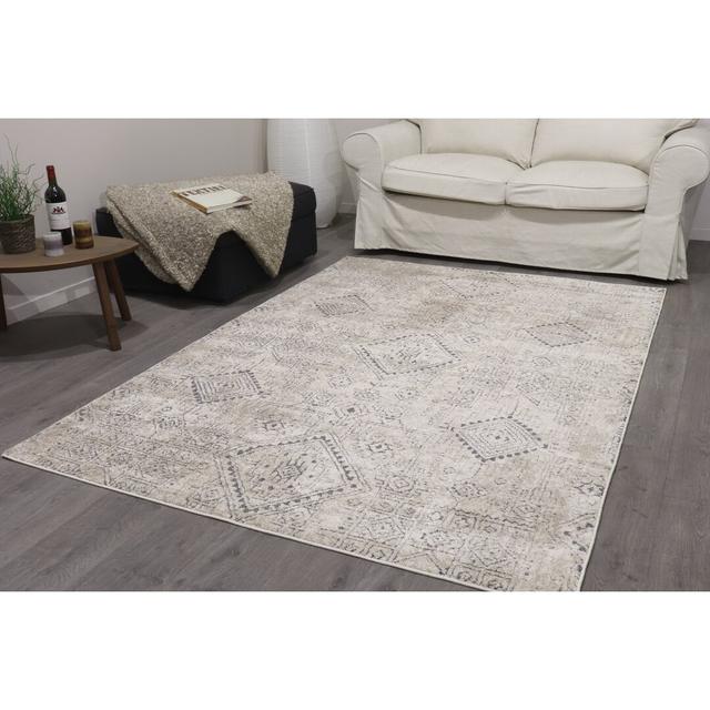 Ambriz Beige Rug World Menagerie Rug Size: Rectangle 160 x 230cm on Productcaster.