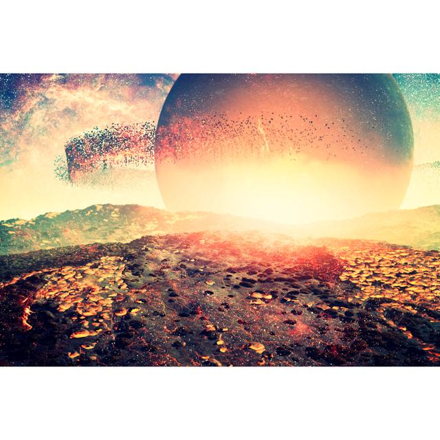 Mysterious Unknown Planet by Gremlin - Print 17 Stories Size: 61cm H x 91cm W x 3.8cm D on Productcaster.