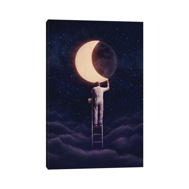 Carpe Noctem von Enkel Dika - Galerie-umwickelte Leinwand Giclée auf Leinwand Happy Larry Größe: 101,6 cm H x 66,04 cm B, Format: Leinwandbild on Productcaster.