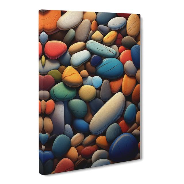 Pebbles Digital - Print 17 Stories Size: 76cm H x 50cm W x 3cm D on Productcaster.