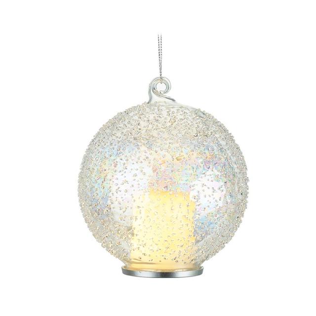 LED Candle Bauble (Set of 2) The Seasonal Aisle on Productcaster.