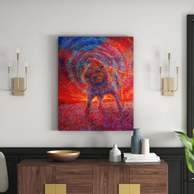 'Shakin Off the Sunset' by Iris Scott Acrylic Painting Print on Wrapped Canvas East Urban Home Size: 101.6cm H x 81.28cm W on Productcaster.