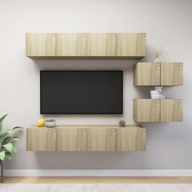 Azayvion Entertainment Unit for TVs up to 32" Ebern Designs Colour: Sonoma Oak on Productcaster.