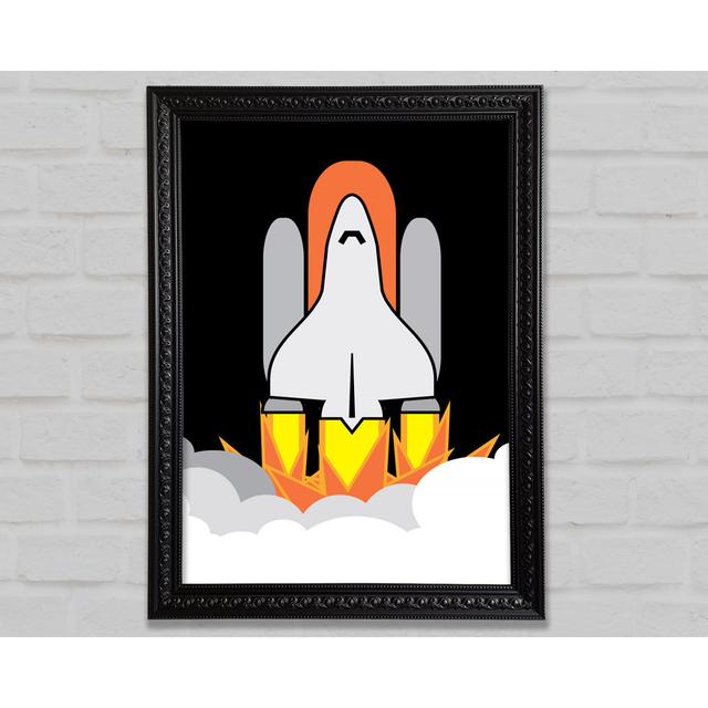 Rocket Blast Framed Print Bright Star Size: 84.1cm H x 118.9cm W on Productcaster.