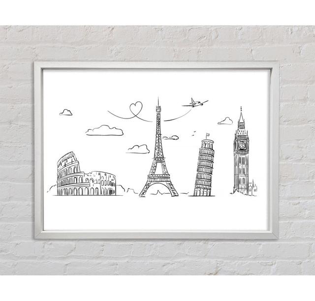 Single Picture Frame Art Prints on Canvas Bright Star Size: 84.1cm H x 118.9cm W x 3.3cm D on Productcaster.