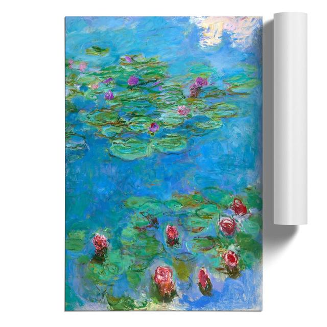 Water Lilies Lily Pond Vol.33 by Claude Monet - Unframed Painting East Urban Home Size: 42cm H x 30cm W x 0.1cm D on Productcaster.