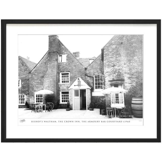 'Bishop's Waltham, the Crown Inn, the Armoury Bar Courtyard C1960' by Francis Frith - Picture Frame Photograph Print on Paper The Francis Frith Collec on Productcaster.