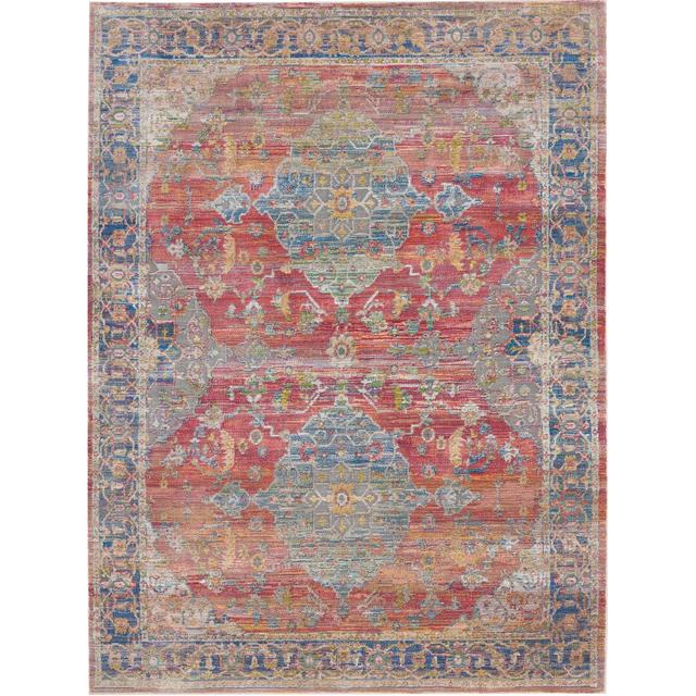 Holbeach Red Rug World Menagerie Rug Size: Rectangle 269 x 361cm on Productcaster.