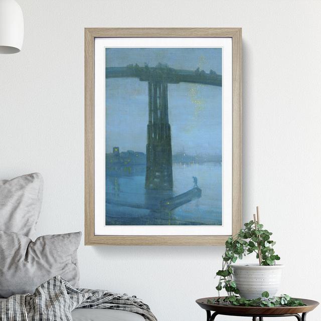 Nocturne Blue and Gold Old Battersea Bridge by James Mcneill Whistler - Picture Frame Painting East Urban Home Size: 48cm H x 36cm W x 2cm D, Frame Op on Productcaster.