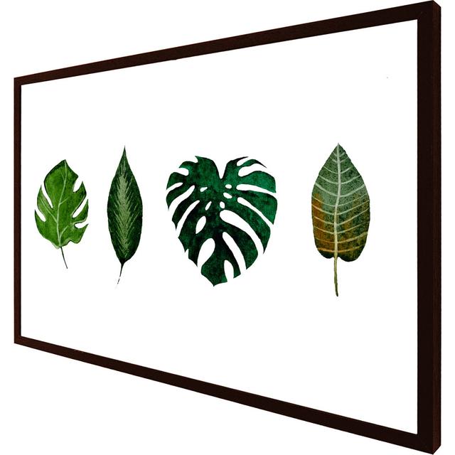 Leaves Selections Picture Frame 17 Stories Frame Option: Brown Framed, Size: 51cm H x 76cm W x 4cm D on Productcaster.