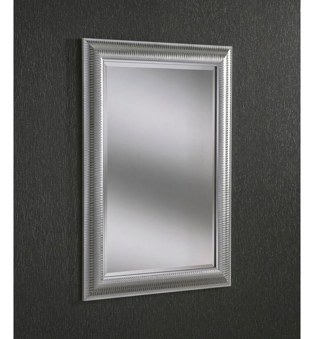 Dombroski Plastic Framed Wall Mounted Accent Mirror ClassicLiving Size: 169cm H x 78cm W, Finish: Silver on Productcaster.