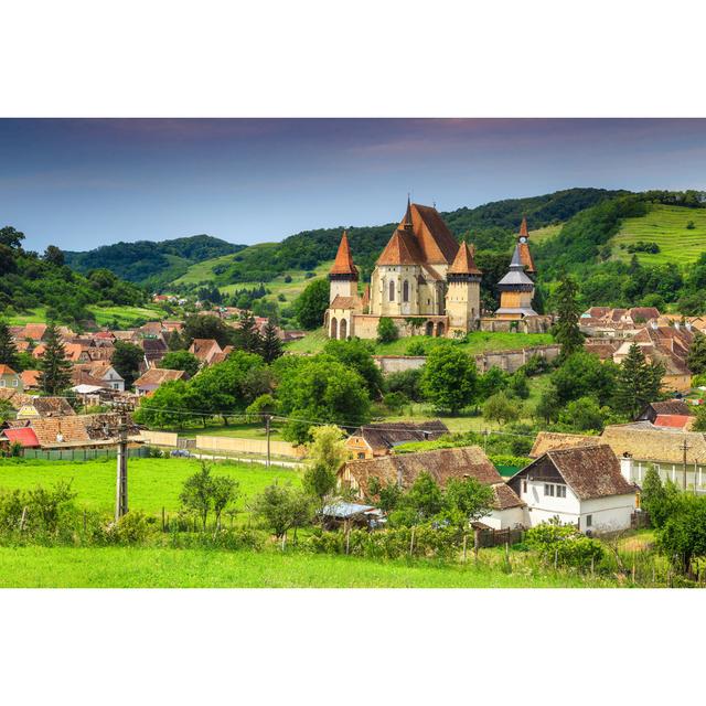 Saxon Fortified Church - Wrapped Canvas Photograph Ebern Designs Size: 61cm H x 91cm W x 3.8cm D on Productcaster.