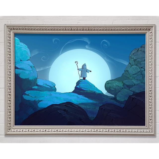 Wizard On The Mountain Top - Single Picture Frame Art Prints Bright Star Size: 29.7cm H x 42cm W x 3cm D on Productcaster.