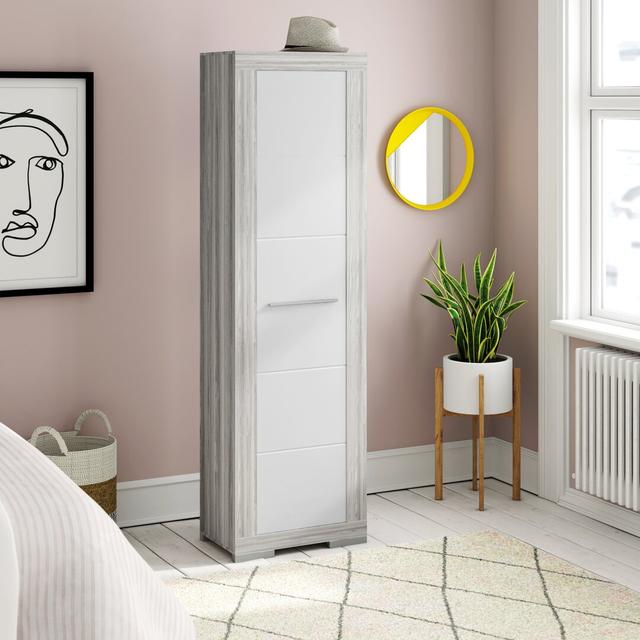 Anwen 1 Door Wardrobe Ebern Designs on Productcaster.