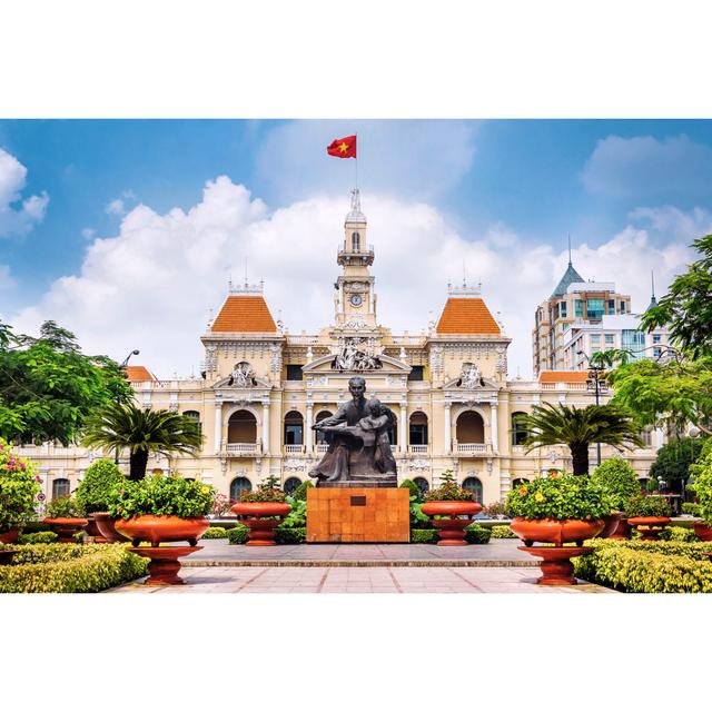 Ho Chi Minh City Hall by R.M. Nunes - Wrapped Canvas Print 17 Stories Size: 30cm H x 46cm W on Productcaster.