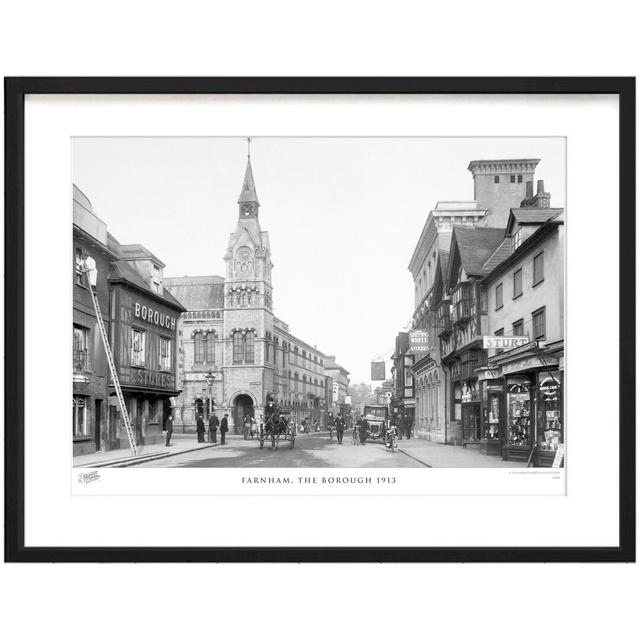 Farnham, The Borough 1913 by Francis Frith - Single Picture Frame Print The Francis Frith Collection Size: 60cm H x 80cm W x 2.3cm D on Productcaster.