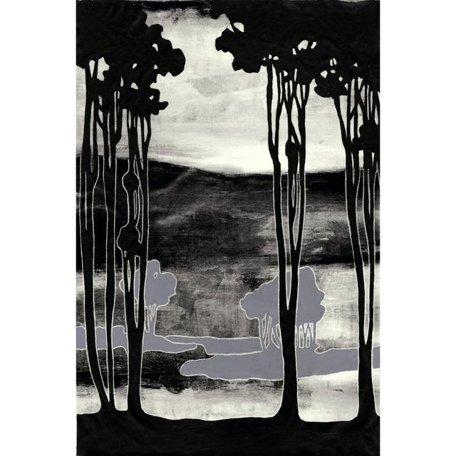 Nouveau Landscape I - Wrapped Canvas Print Rosalind Wheeler Size: 46cm H x 30cm W x 3.8cm D on Productcaster.