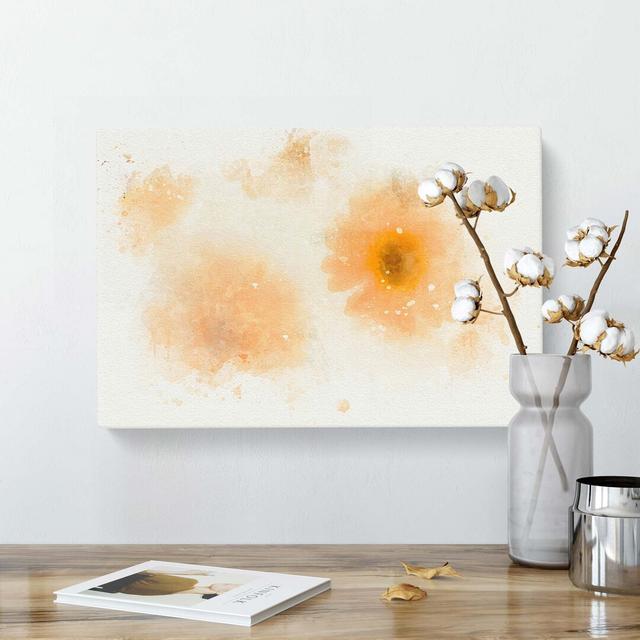 Flower Collage in Abstract - Wrapped Canvas Graphic Art Print East Urban Home Size: 40cm H x 60cm W x 3cm D on Productcaster.