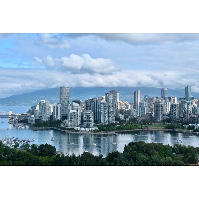 Margel Vancouver Skyline by Marina_Poushkina - Wrapped Canvas Photograph 17 Stories Size: 61cm H x 91cm W x 3.8cm D on Productcaster.