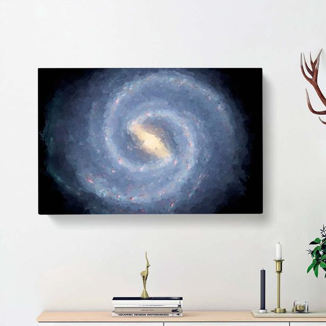 Out of Space Vol.41 in Abstract - Wrapped Canvas Painting Print East Urban Home Size: 35cm H x 50cm W x 3cm D on Productcaster.