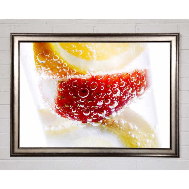 Fruit Fizz - Single Picture Frame Art Prints Brayden Studio Size: 21cm H x 29.7cm W x 1.5cm D on Productcaster.