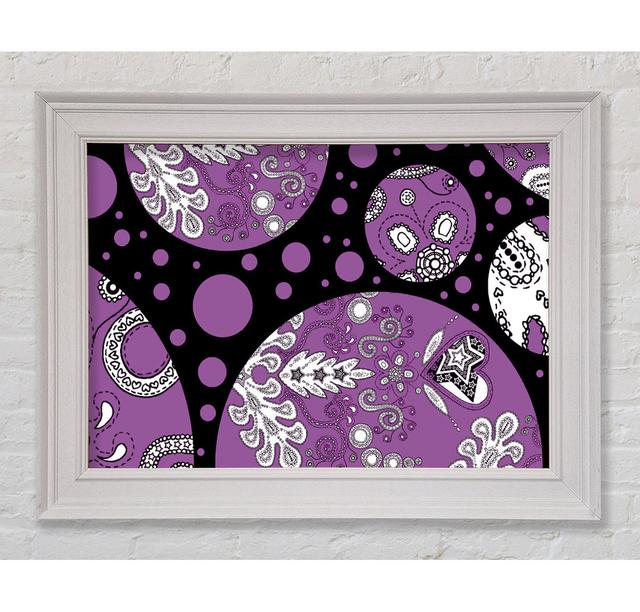 Planets Purple Framed Print Bright Star Size: 21cm H x 42cm W x 8cm D on Productcaster.