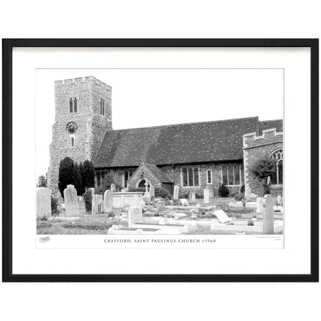 Crayford, Saint Paulinus Church C1960 by Francis Frith - Single Picture Frame Print The Francis Frith Collection Size: 60cm H x 80cm W x 2.3cm D on Productcaster.