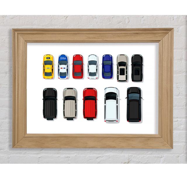 Car Selection - Single Picture Frame Art Prints Bright Star Size: 21cm H x 42cm W x 8cm D on Productcaster.