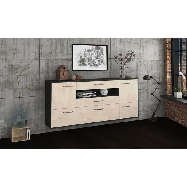 Sideboard Beitz Brayden Studio Farbe (Korpus/Front): Zeder/Anthrazit on Productcaster.