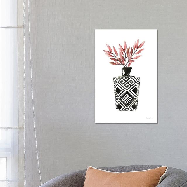 Geometric Vases III by Mercedes Lopez Charro - Wrapped Canvas Print ClassicLiving Size: 66.04cm H x 45.72cm W x 3.81cm D on Productcaster.