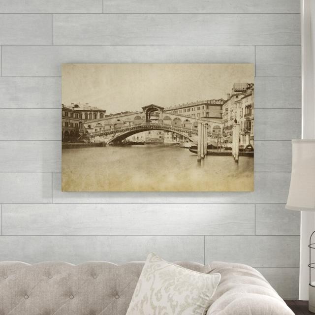 Venice by Giacomo Brogi - Wrapped Canvas Print Blue Elephant Size: 61cm H x 91cm W on Productcaster.