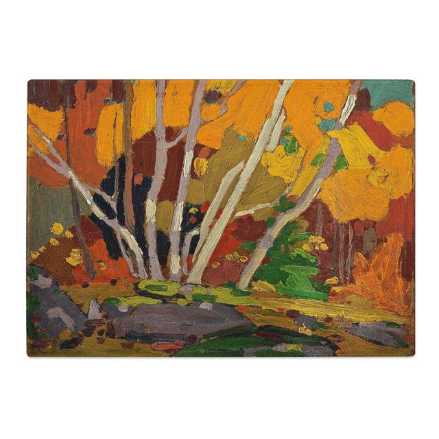 Autumn Birches by Tom Thomson Chopping Board East Urban Home Size: 0.4cm H x 20cm W x 29cm L on Productcaster.