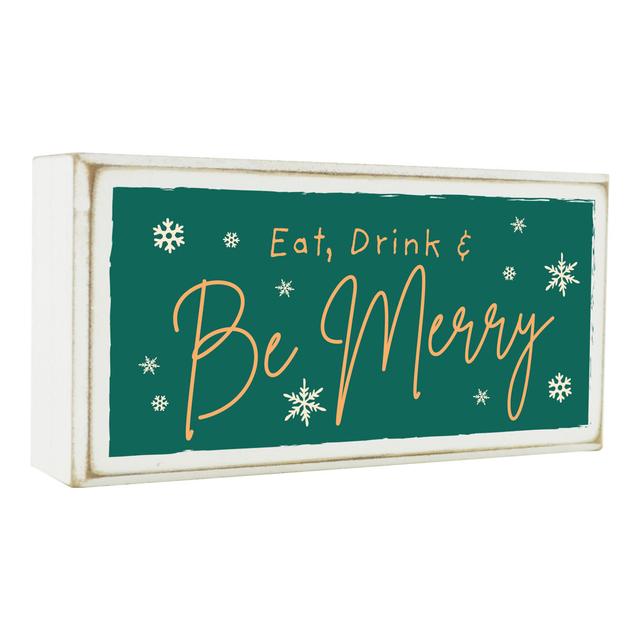 Eat Drink Be Merry - Print The Seasonal Aisle on Productcaster.