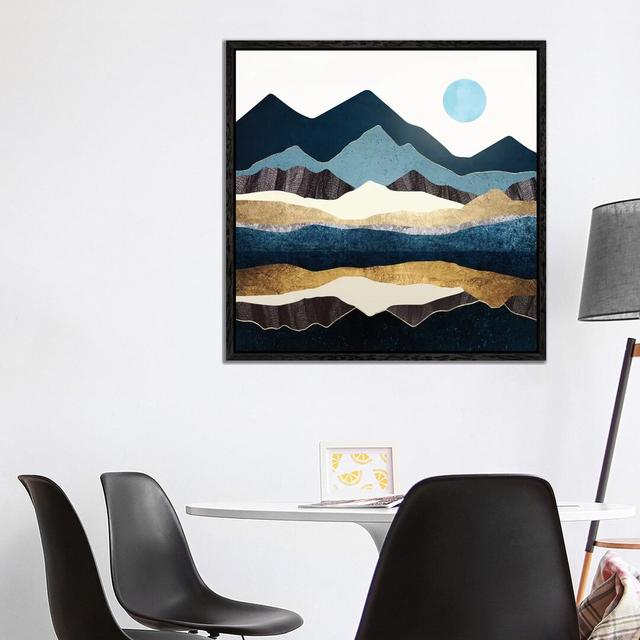 Reflect Hills - Graphic Art Print on Canvas Alpen Home Frame Option: No Framed, Size: 93.98cm H x 93.98cm W x 3.81cm D on Productcaster.