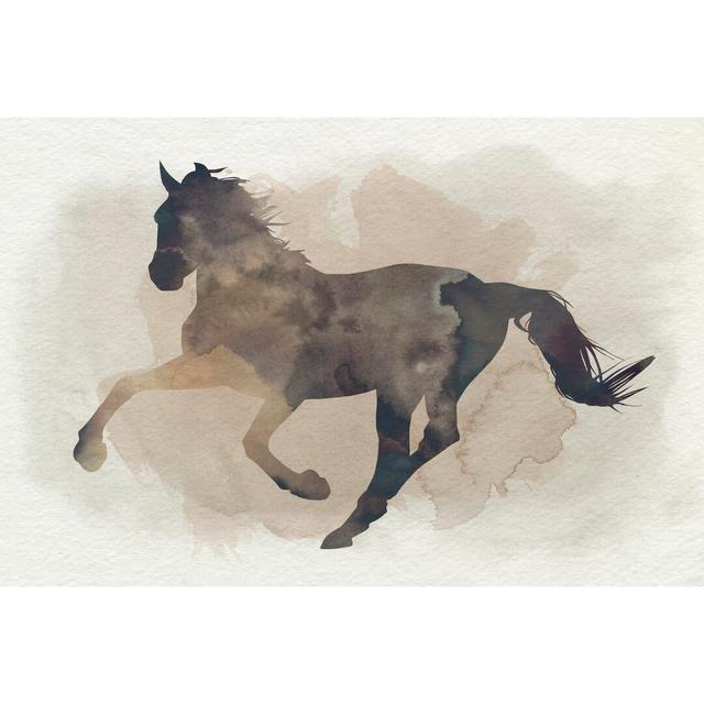 Galloping II by Grace Popp - Wrapped Canvas Painting Gracie Oaks Size: 51cm H x 76cm W x 3.8cm D on Productcaster.