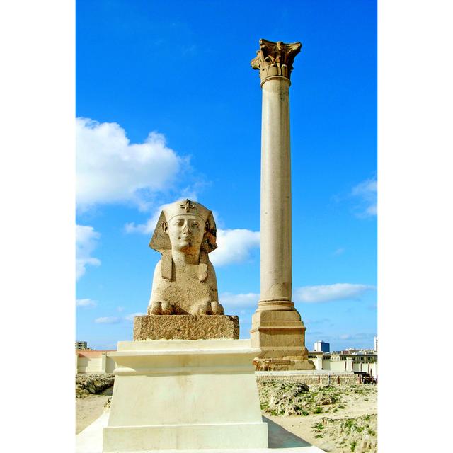 Sphinx and Pompey'S Pillar by Littlewormy - Wrapped Canvas Photograph 17 Stories Size: 122cm H x 81cm W on Productcaster.