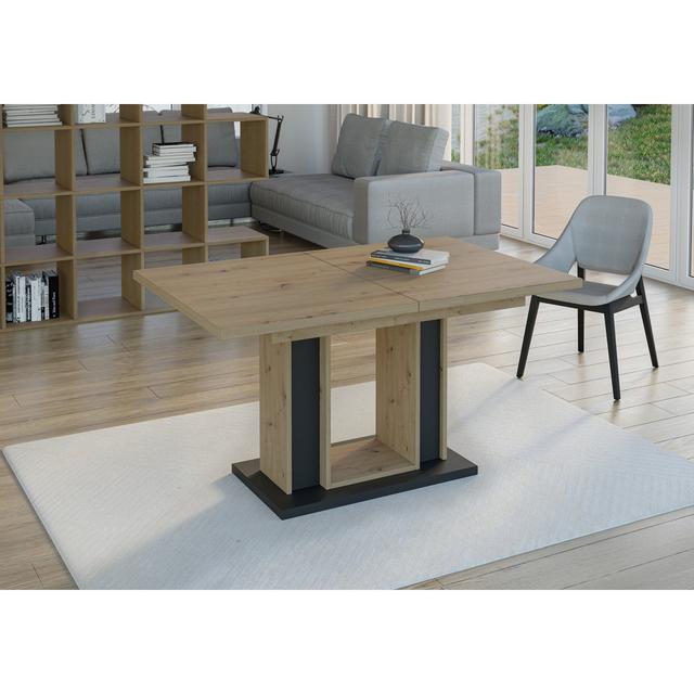 Lorenia Rectangular 180Cm L x 90Cm W Dining Table Latitude Run Colour: Black on Productcaster.