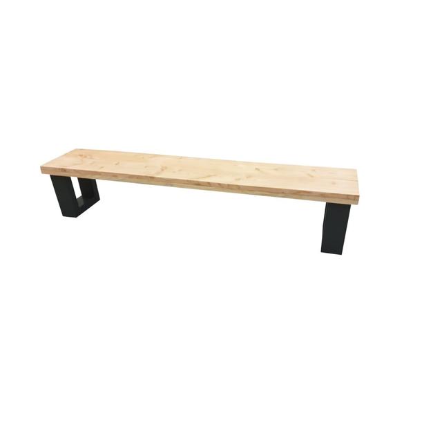 Mesa Bench Natur Pur Size: 43 cm H x 140 cm W x 38 cm D on Productcaster.