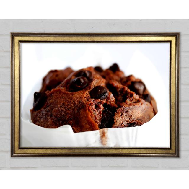 Chocolate Chip Muffin - Single Picture Frame Art Prints Ebern Designs Size: 59.7cm H x 84.1cm W x 1.5cm D on Productcaster.