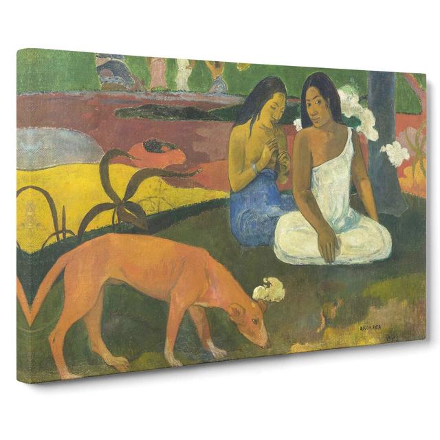 Arearea by Paul Gauguin - Wrapped Canvas Painting East Urban Home Size: 40cm H x 60cm W x 3cm D on Productcaster.