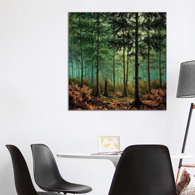 Feels Like Home by ColorByFeliks - Print on Canvas Alpen Home Size: 93.98cm H x 93.98cm W x 1.91cm D, Format: Wrapped Canvas on Productcaster.