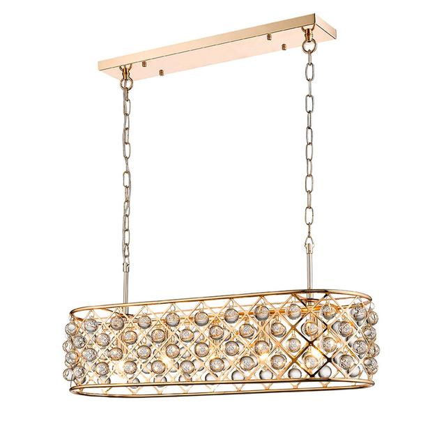 Katharine 5 - Light Metal Chandelier Pendant Mercer41 Finish: Gold on Productcaster.