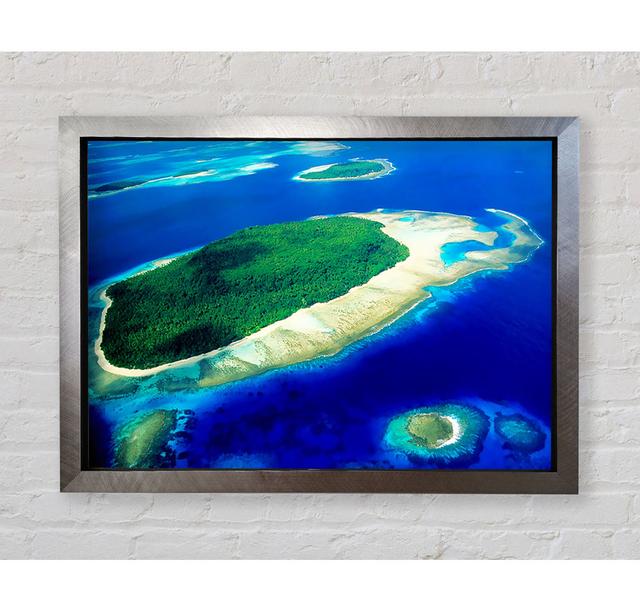 Paradise Islands Framed Print Bright Star Size: 84.1cm H x 118.9cm W on Productcaster.