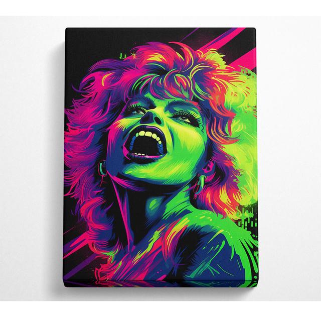 Terrors Of Neon - Wrapped Canvas Art Prints Bright Star Size: 106.6cm H x 66cm W x 10cm D on Productcaster.