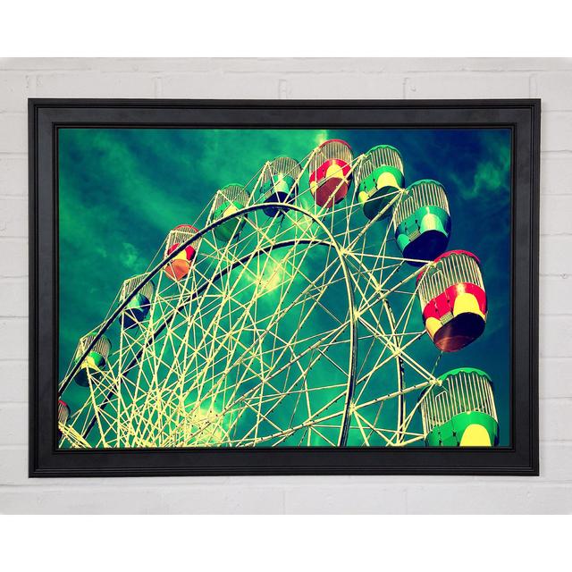 Ferris Wheel 4 - Single Picture Frame Art Prints Ebern Designs Size: 29.7cm H x 42cm W x 1.5cm D on Productcaster.