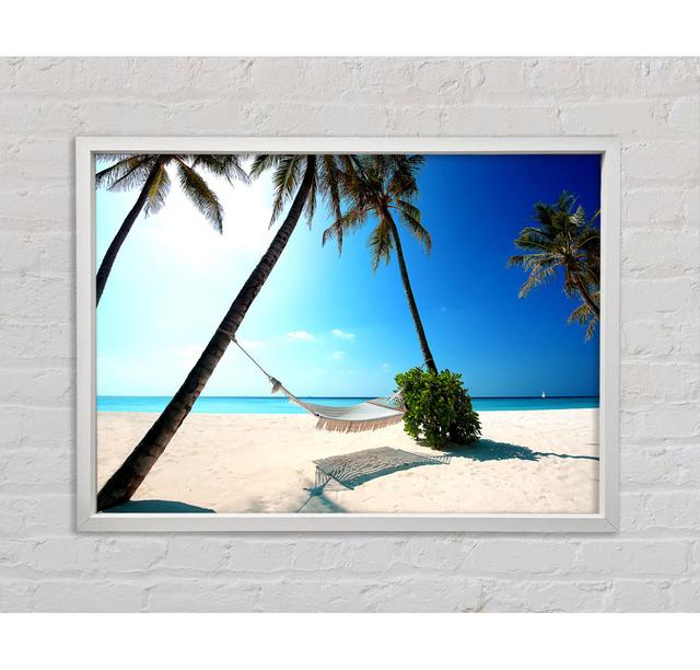 Maldives Island For Couples - Single Picture Frame Art Prints on Canvas Bright Star Size: 59.7cm H x 84.1cm W x 3.3cm D on Productcaster.