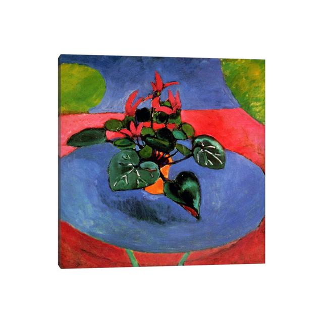 Cyclamen Pourpre by Henri Matisse - Wrapped Canvas Painting ClassicLiving Size: 45.72cm H x 45.72cm W x 3.81cm D on Productcaster.